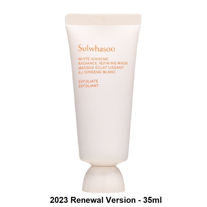 Sulwhasoo - White Ginseng Radiance Refining Mask Mini, 2023 Version - 35ml, 57 g, 8809803587884
