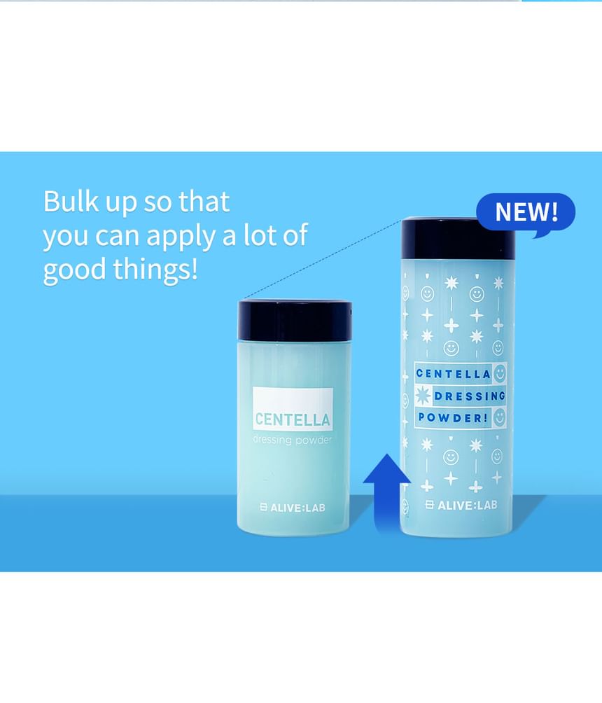 ALIVE:LAB - Centella Dressing Powder Bulk Up, 12ml, 34 g, 8809853890033