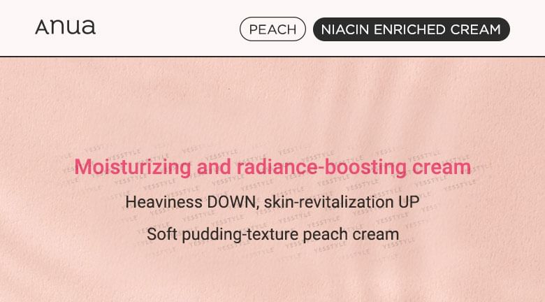 Anua - Peach 77 Niacin Enriched Cream, 50ml, 175 g, 8809640734373