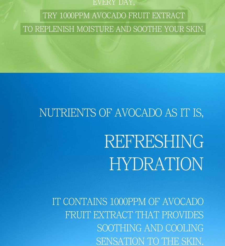 Pretty skin - Avocado Soothing Gel, 300ml, 389 g, 8809733211842