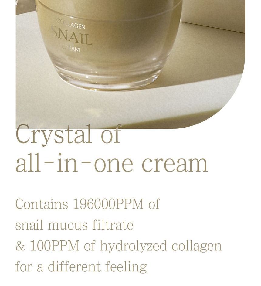 Pretty skin - Collagen Snail Cream, 50ml, 250 g, 8809733211071