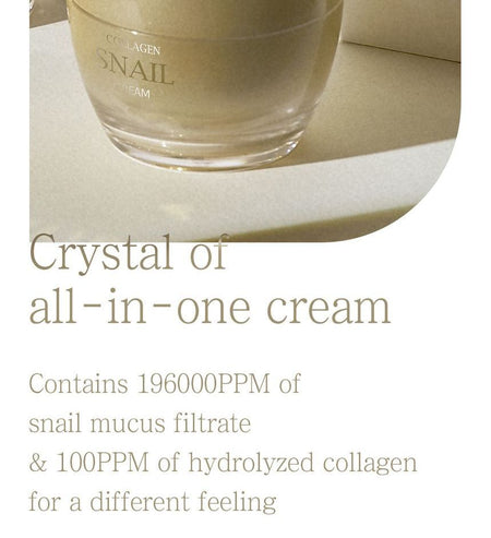 Pretty skin - Collagen Snail Cream, 50ml, 250 g, 8809733211071