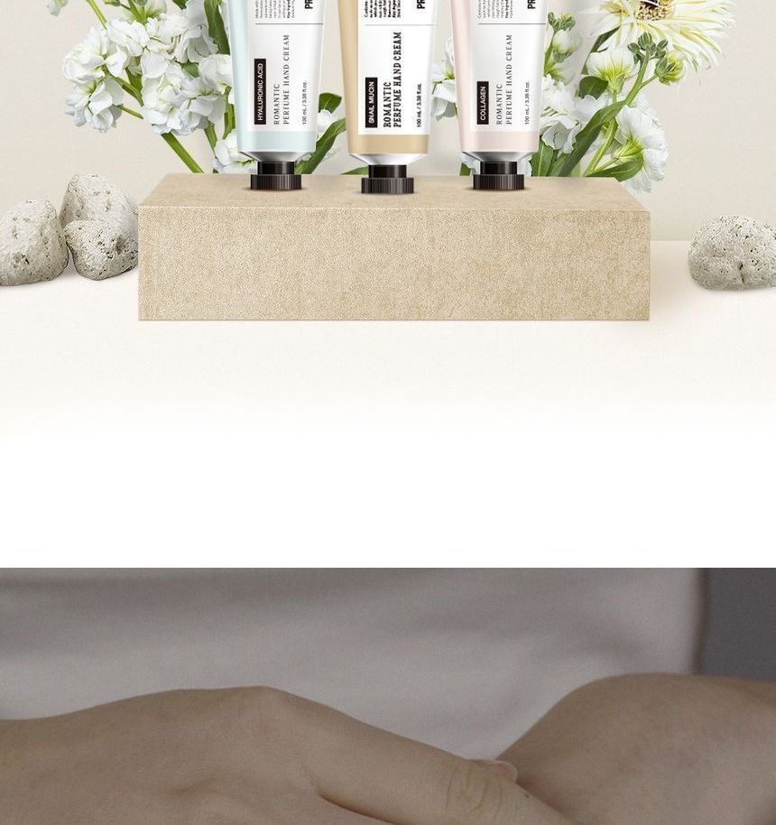 Pretty skin - Romantic Perfume Hand Cream Set, 3 pcs, 600 g, 8809733214751