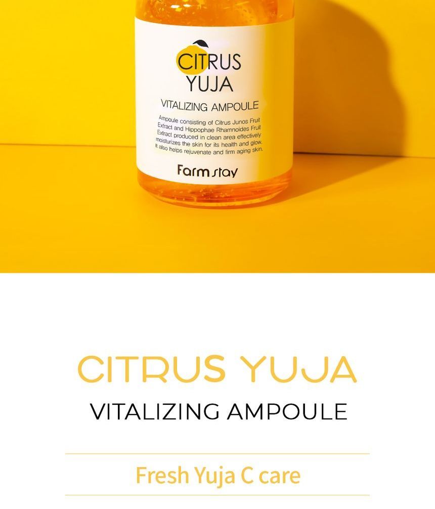 Farm Stay - Citrus Yuja Vitalizing Ampoule, 250ml, 324 g, 8809674692199