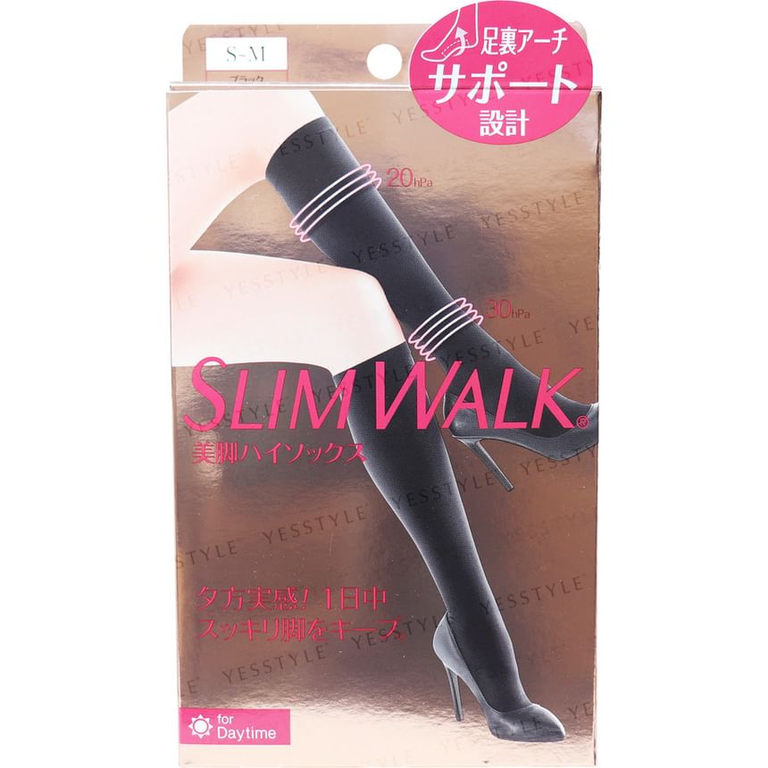 Slim Walk - Compression Stockings For Day Time, 1 pair - Black - S-M, 100 g, 4902522676724