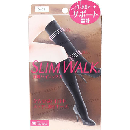 Slim Walk - Compression Stockings For Day Time, 1 pair - Black - S-M, 100 g, 4902522676724