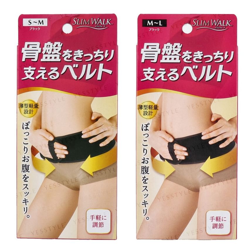 Slim Walk - Pelvic Support Belt, 1 pair - Black - S-M, 100 g, 4902522665674