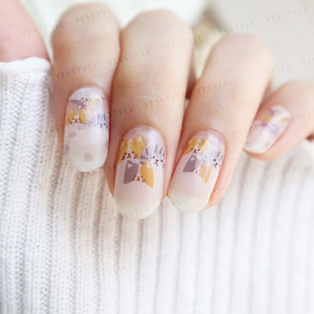 Lunacaca - Pile Of Cats Nail Art Stickers, 24 pcs, 50 g, 4892022001031