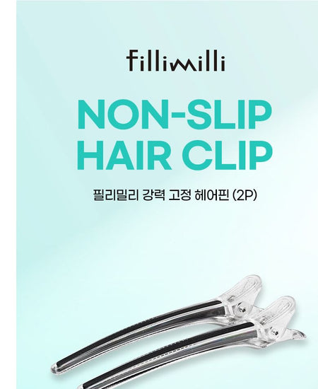 fillimilli - Non-slip Hair Clip Set, 2 pcs, 30 g, 8801489118604
