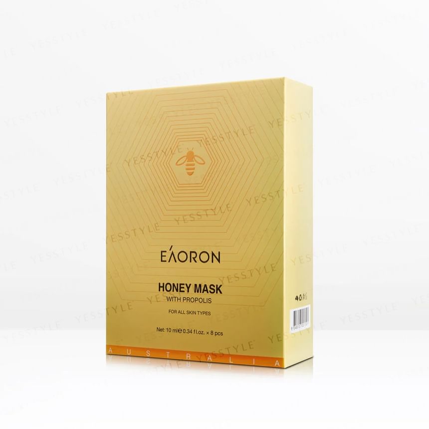 EAORON - Honey Mask With Propolis, 10ml x 8, 200 g, 9348107001591