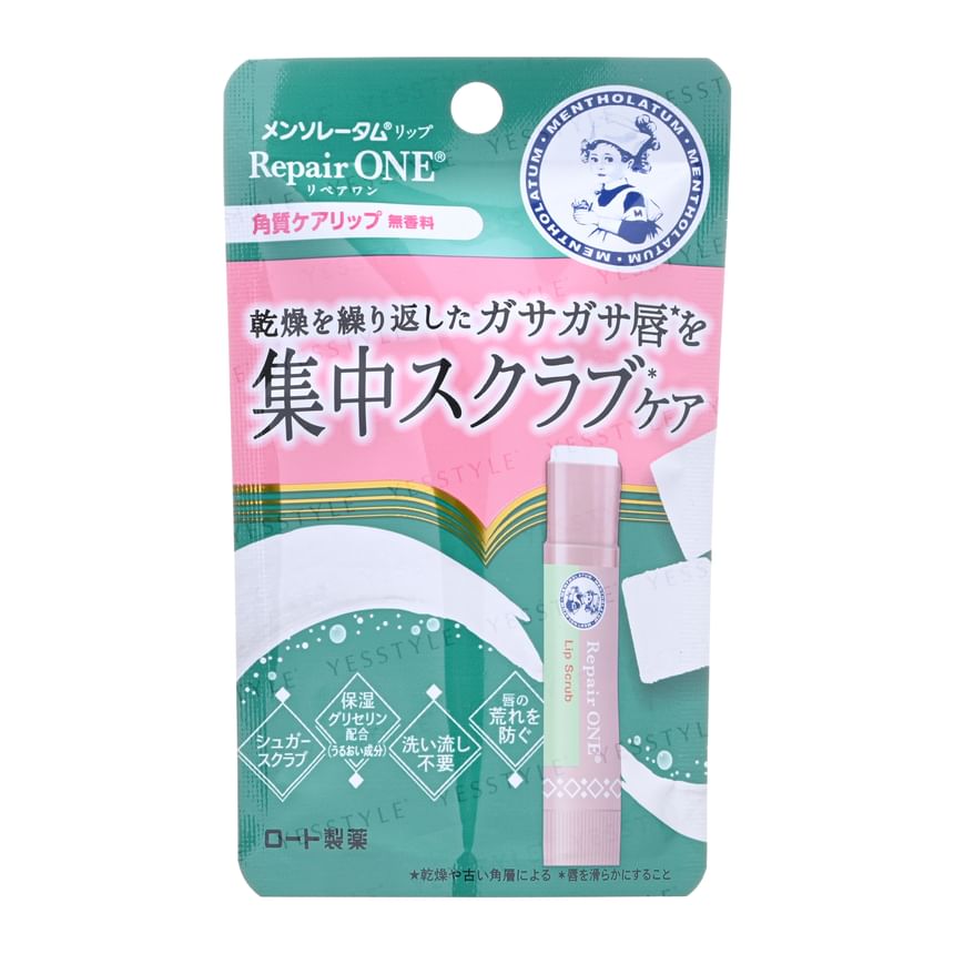 Rohto Mentholatum - Repair One Lip Scrub, 3.6g, 15 g, 4987241192540