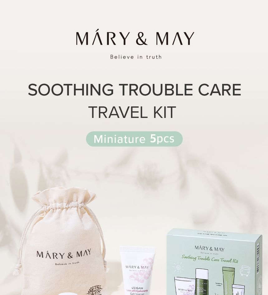 Mary&May - Soothing Trouble Care Travel Kit, 6 pcs, 170 g, 8809670682453