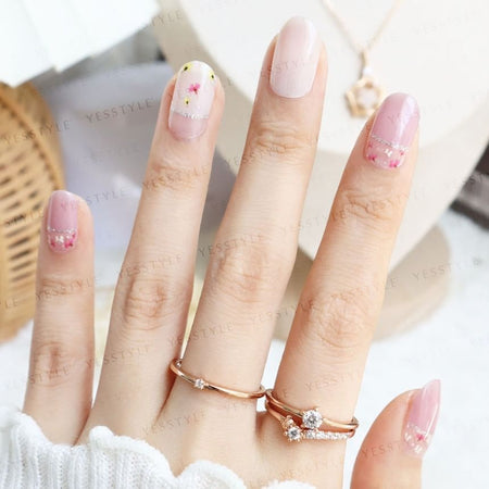 Lunacaca - Flower Flurries Nail Art Stickers, 24 pcs, 19 g, 4892022001026