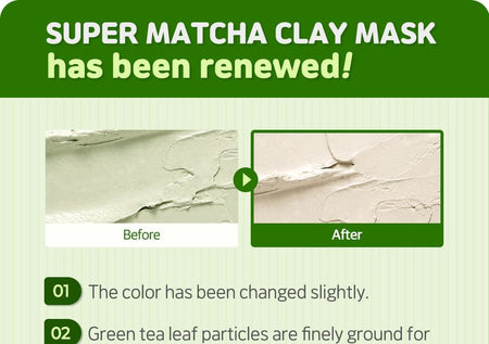 SOME BY MI - Super Matcha Pore Clean Clay Mask, 100g, 157 g, 8809647391074