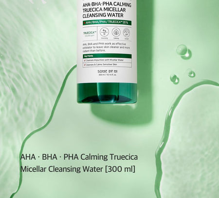 SOME BY MI - AHA, BHA, PHA, Calming Truecica Micellar Cleansing Water, 300ml, 366 g, 8809647391791