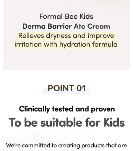 Formal Bee - Kids Derma Barrier Ato Cream, 120ml, 158 g, 8809670682408