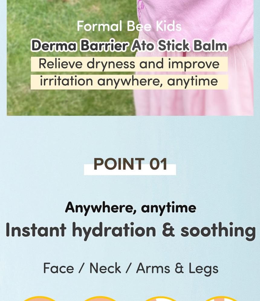 Formal Bee - Kids Derma Barrier Ato Stick Balm, 18g, 61 g, 8809670682422