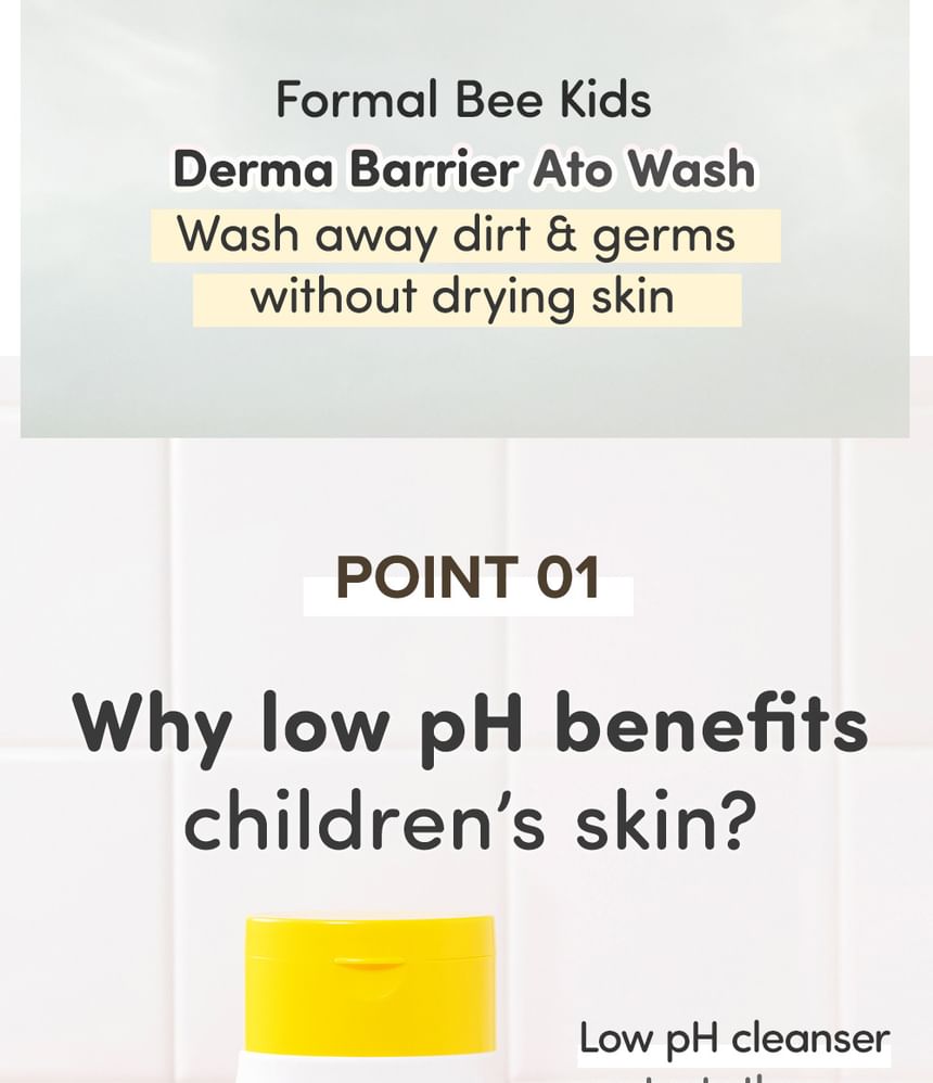 Formal Bee - Kids Derma Barrier Ato Wash, 300ml, 382 g, 8809670682415