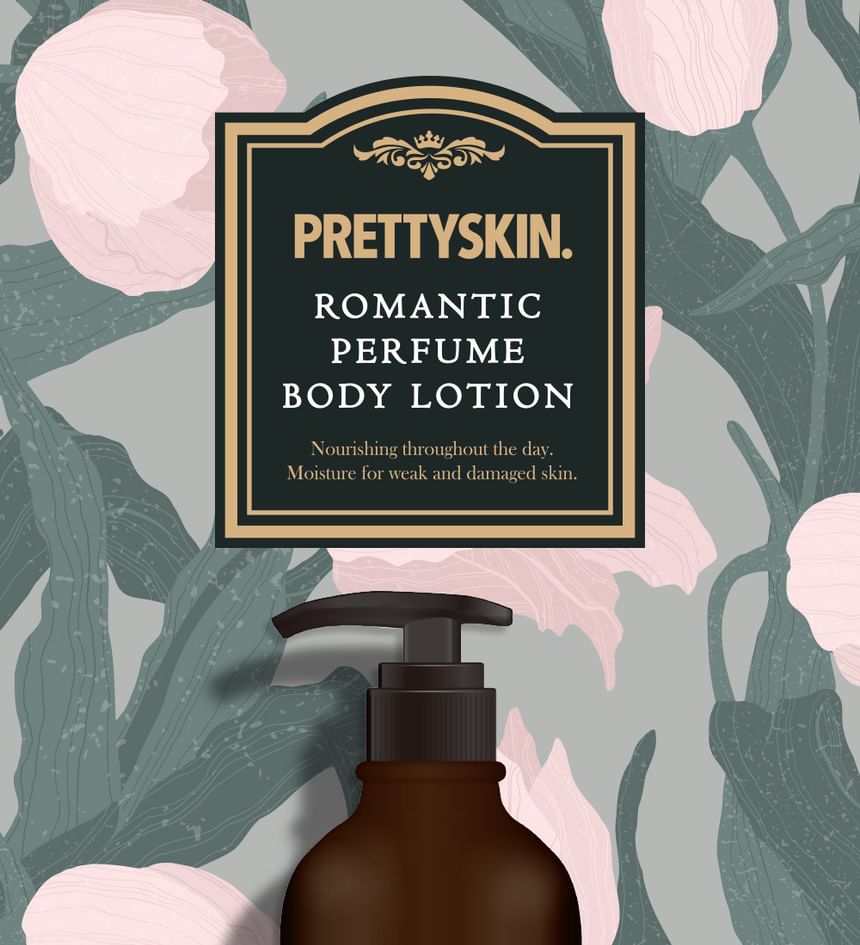 Pretty skin - Romantic Perfume Body Lotion, 500ml, 600 g, 8809733212948