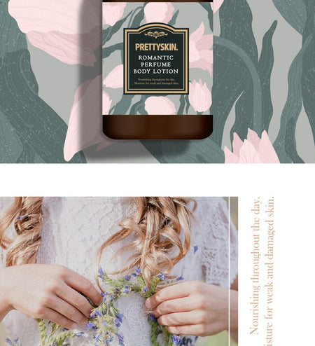 Pretty skin - Romantic Perfume Body Lotion, 500ml, 600 g, 8809733212948