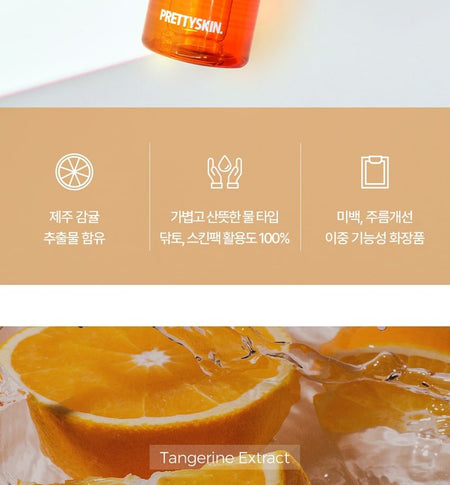 Pretty skin - The Pure Jeju Tangerine Vita C Toner, 250ml, 330 g, 8809733216403