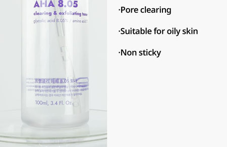 FRANKLY - AHA 8.05 Clearing & Exfoliating Toner, 100ml, 250 g, 8809534173196