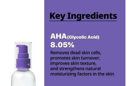 FRANKLY - AHA 8.05 Clearing & Exfoliating Toner, 100ml, 250 g, 8809534173196