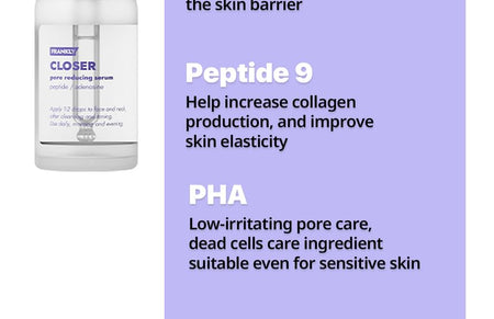 FRANKLY - Closer Pore Reducing Serum Jumbo, 60ml, 132 g, 8809783327630
