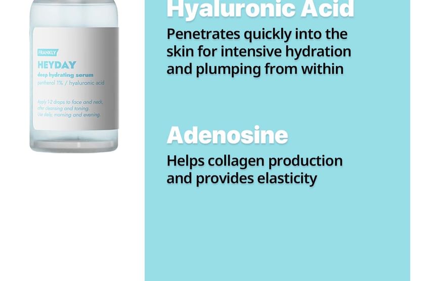 FRANKLY - Heyday Deep Hydrating Serum, 30ml, 80 g, 8809563067794