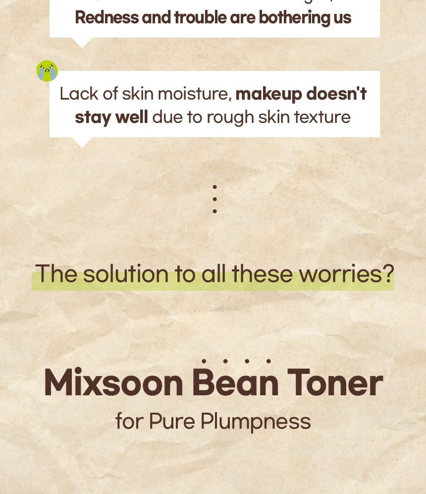 mixsoon - Bean Toner, 300ml, 357 g, 8809732912382