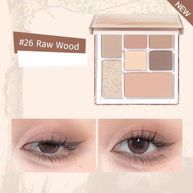 Judydoll - 7 Colors Palette - Raw Wood, #26 Raw Wood - 8.5g, 99 g, 6976436771705