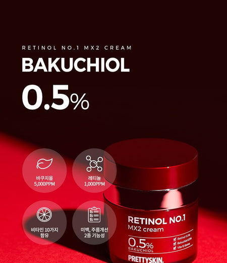 Pretty skin - Retinol No.1 MX2 Cream, 50ml, 177 g, 8809733217516