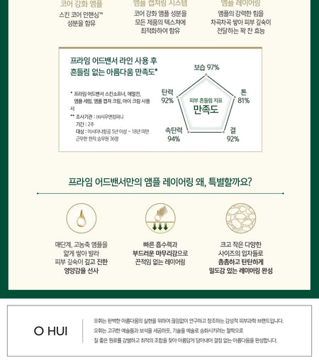 O HUI - Prime Advancer Emulsion, 2024 Version - 130ml, 330 g, 8801051272710