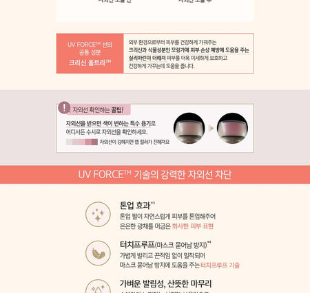 O HUI - Day Shield Tone Up Sunblock UV Force, 50ml, 102 g, 8809949480971
