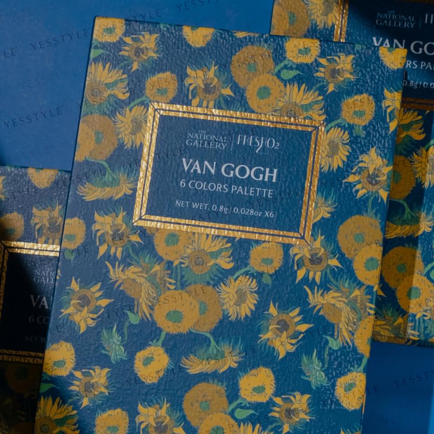 FreshO2 - The National Gallery Van Gogh 6 Colors Palette, 1 pc, 300 g, 4719890782700