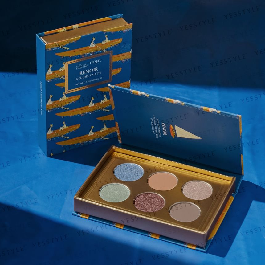 FreshO2 - The National Gallery Renoir 6 Colors Palette, 1 pc, 300 g, 4719890782717