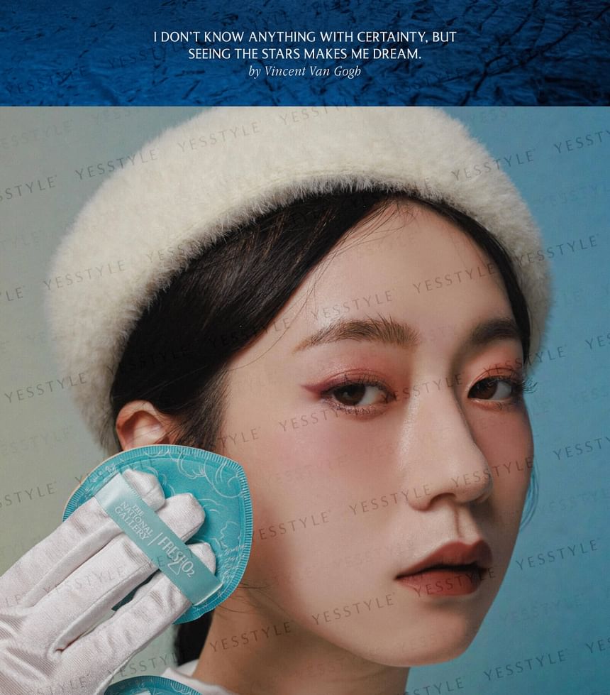 FreshO2 - The National Gallery Van Gogh Makeup Sponge, 2 pcs, 80 g, 4719890782748