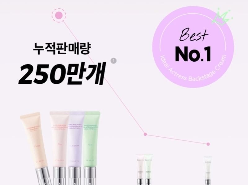 KLAVUU - White Pearlsation Ideal Actress Backstage Cream Special Set, 10ml x 3 pcs, 91 g, 8809482367098