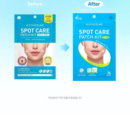 HATHERINE - Spot Care Patch Kit, 76 patches, 16 g, 8809716942329