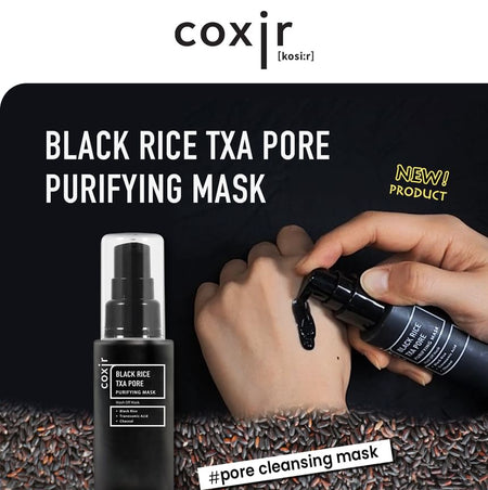coxir - Black Rice TXA Pore Purifying Mask, 50ml, 86 g, 8809080824894