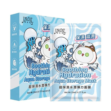 UNICAT - Soothing Hydration Aqua Storage Mask, 5 pcs, 200 g, 4715862360259