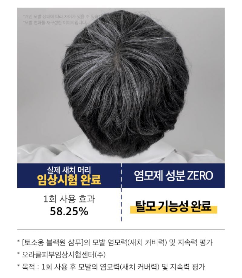 TOSOWOONG - Blackone Black Change Shampoo, 300ml, 600 g, 8809179107419