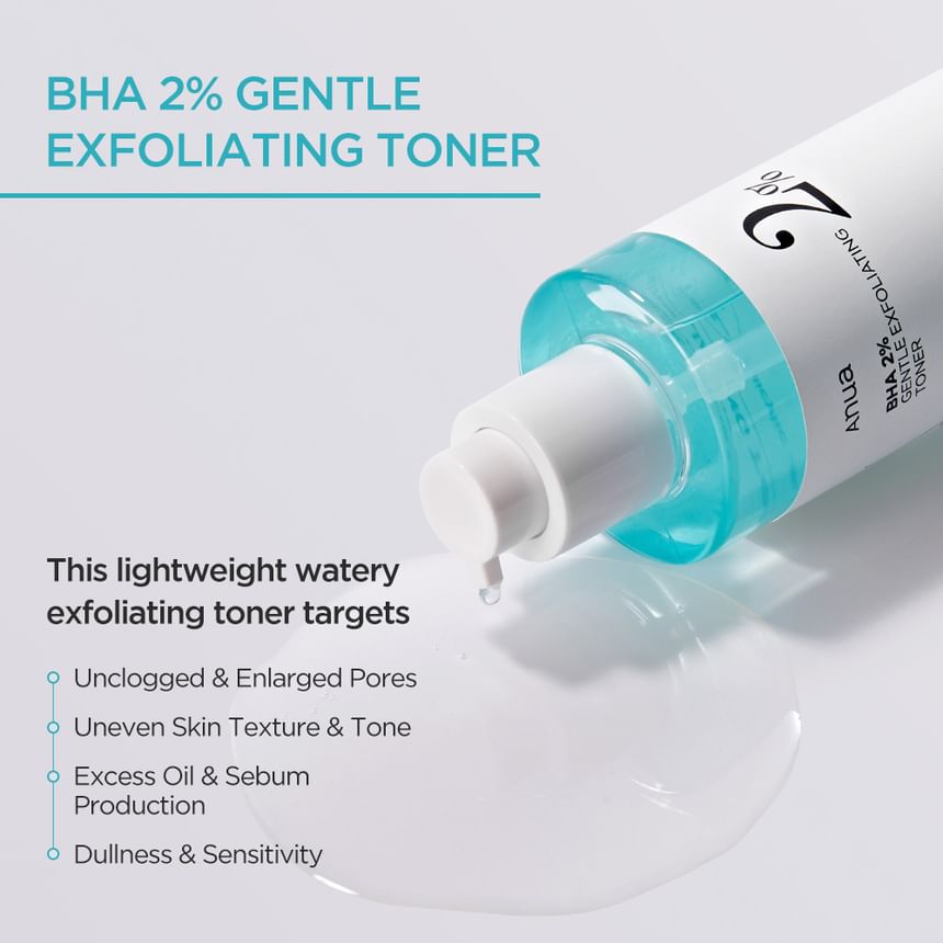 Anua - BHA 2% Gentle Exfoliating Toner, 150ml, 211 g, 8809640734519