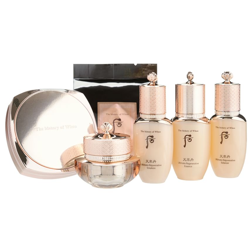 THE WHOO - Cheonyuldan Signature Cushion Foundation 21 Special Set, 6 pcs, 1058 g, 8801051288186