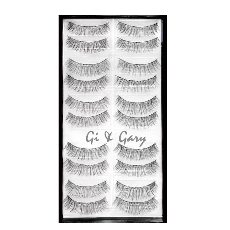 Gi & Gary - Professional Eyelashe Barbie Doll E09, 10  pairs, 45 g, 77512190509