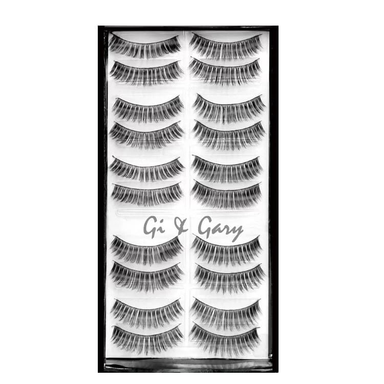 Gi & Gary - Professional Eyelashes Hollywood Glamour F09, 10  pairs, 45 g, 77512190609