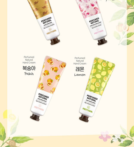 Pretty skin - Perfumed Natural Hand Cream Daily Moisture Set, 30ml x 4 pcs, 300 g, 8809733218162