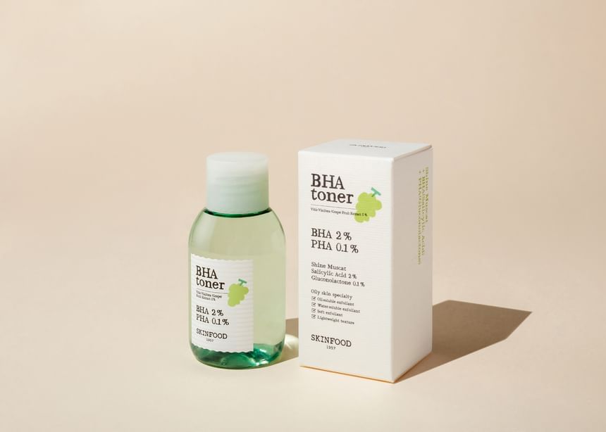 SKINFOOD - Shine Muscat BHA 2% Toner Mini, 50ml, 73 g, 8809032675086