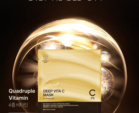 medicube - Deep Vita C Mask, 20g, 40 g, 8809517414360