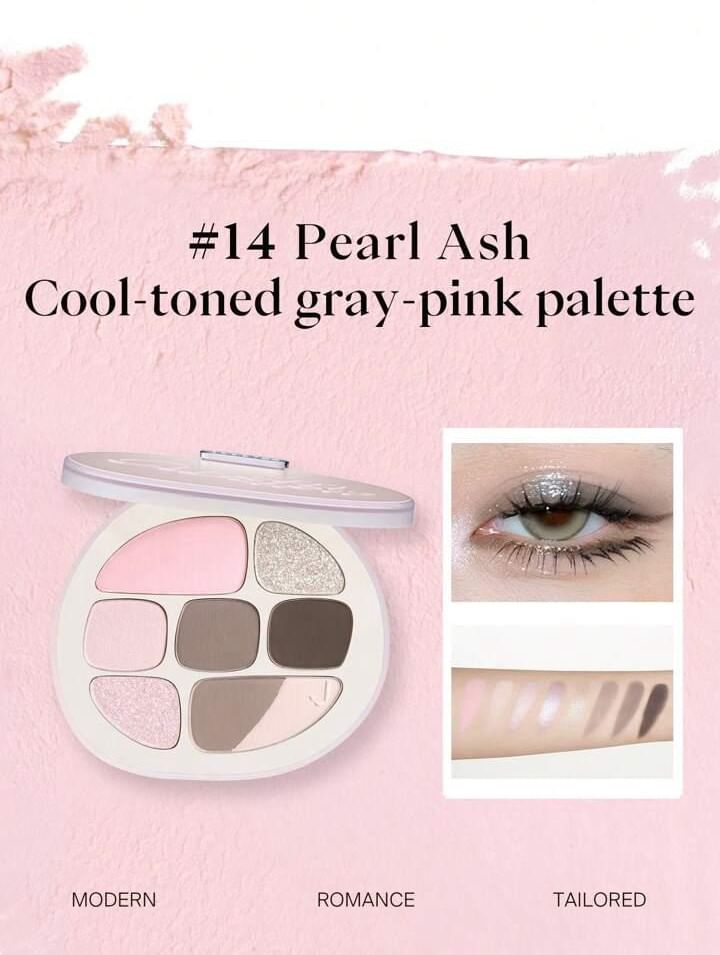 JOOCYEE - Multi-Eyeshadow Palette - Pearl Ashes, #14 Pearl Ashes - 12g, 144 g, 6974146261257